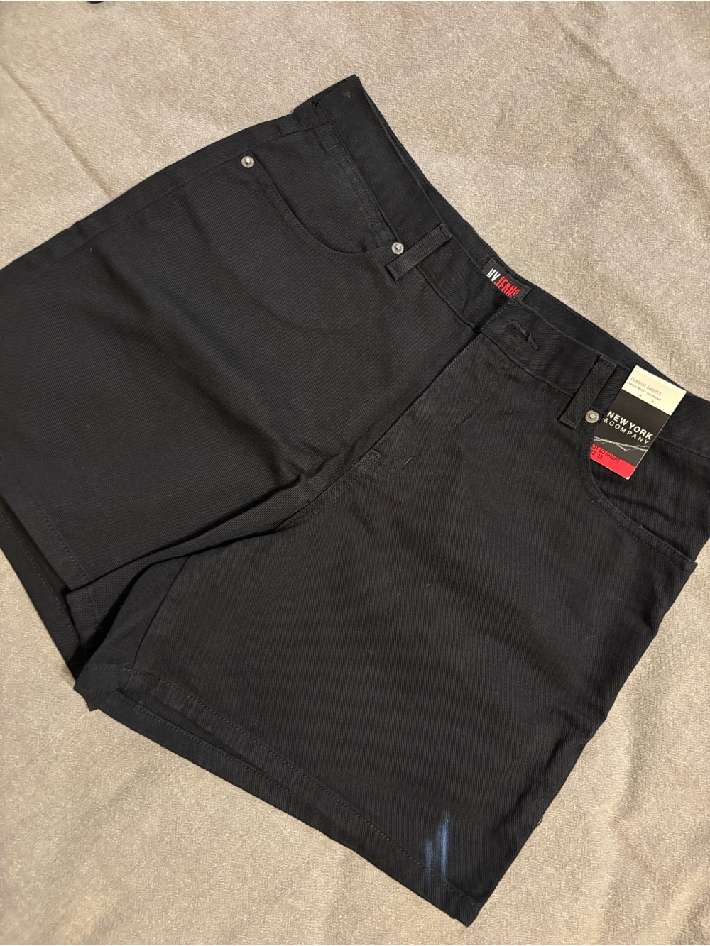 NWT! ◼️ BLACK TWILL CLASSIC JEANS SHORTS